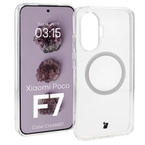 Bizon Case CrystalO Magnetic Xiaomi POCO F7 clear