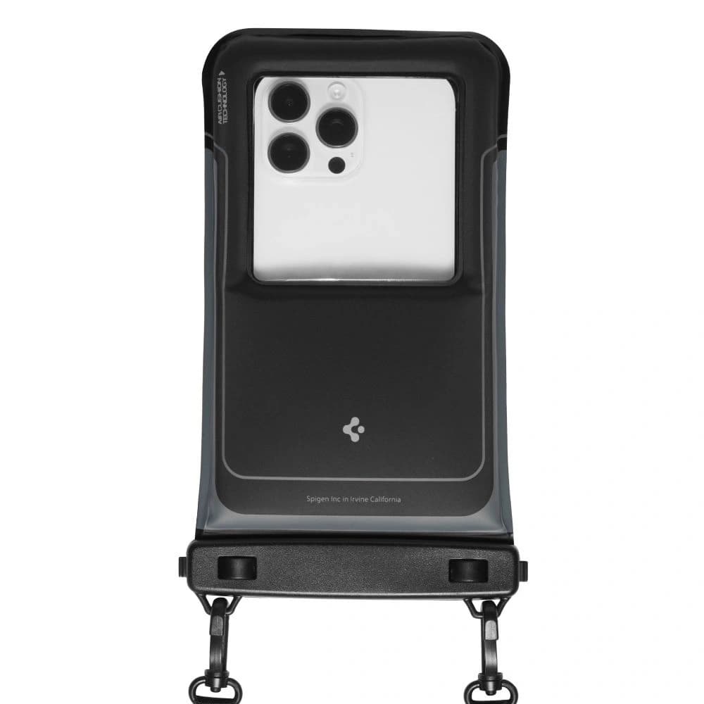 Spigen A611P Universal Waterproof Float Case Matte Black [2 PACK] - 3