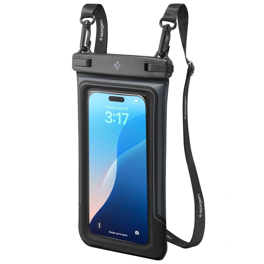 Spigen A611P Universal Waterproof Float Case Matte Black [2 PACK] - 6