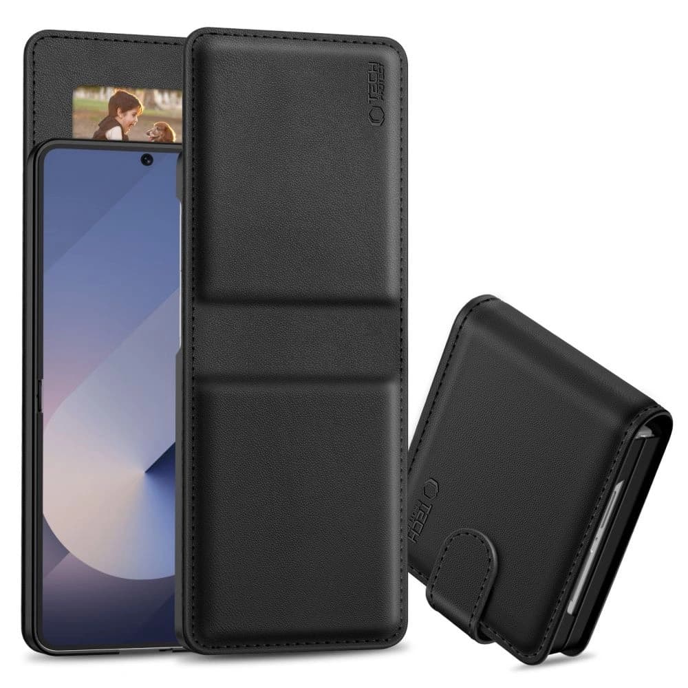 Tech-Protect Wallet Samsung Galaxy Z Flip 6 / 7 FE Black - 1