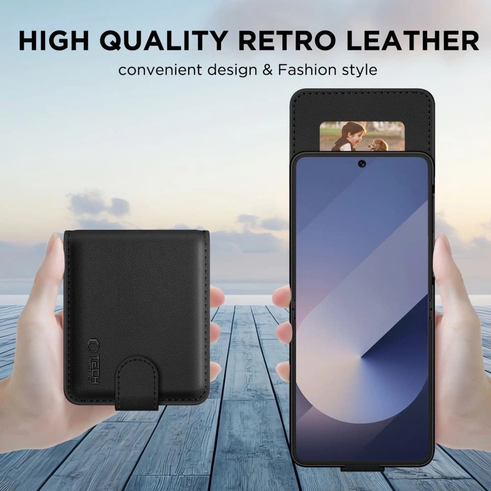Tech-Protect Wallet Samsung Galaxy Z Flip 6 / 7 FE Black - 2
