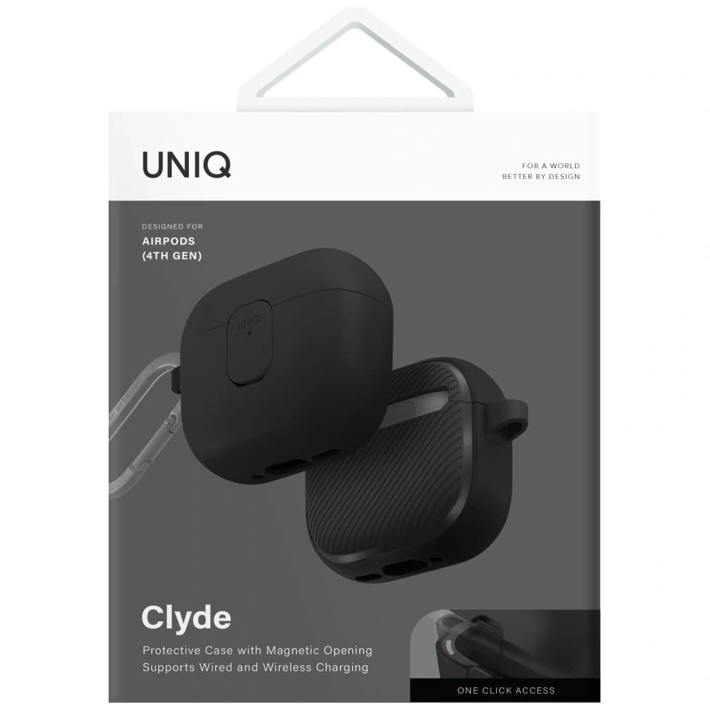 UNIQ Clyde Apple AirPods 4 Lock Case schwarz - 5