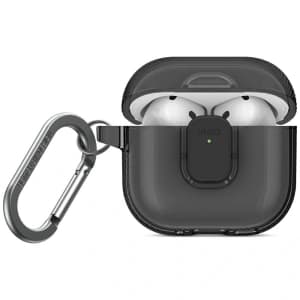UNIQ Glase Pro Apple AirPods 4 Lock Case smoke