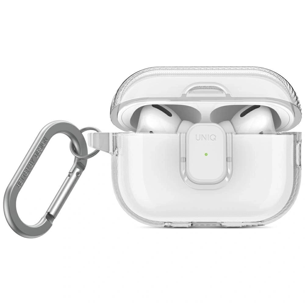 Etui UNIQ Glase Pro do Apple AirPods Pro 2 Lock Case przezroczysty - 1