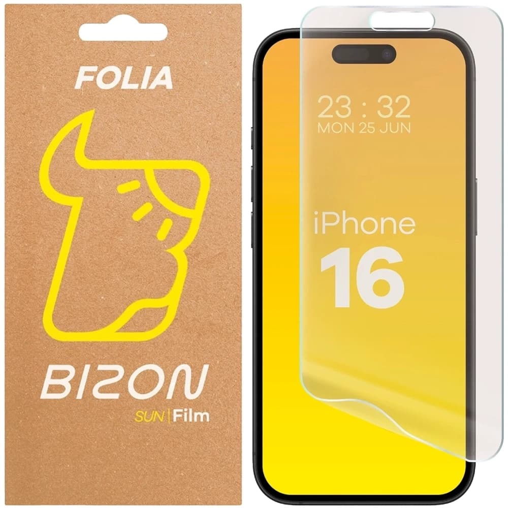 Bizon Glasfolie Sonne Apple iPhone 16 - 1