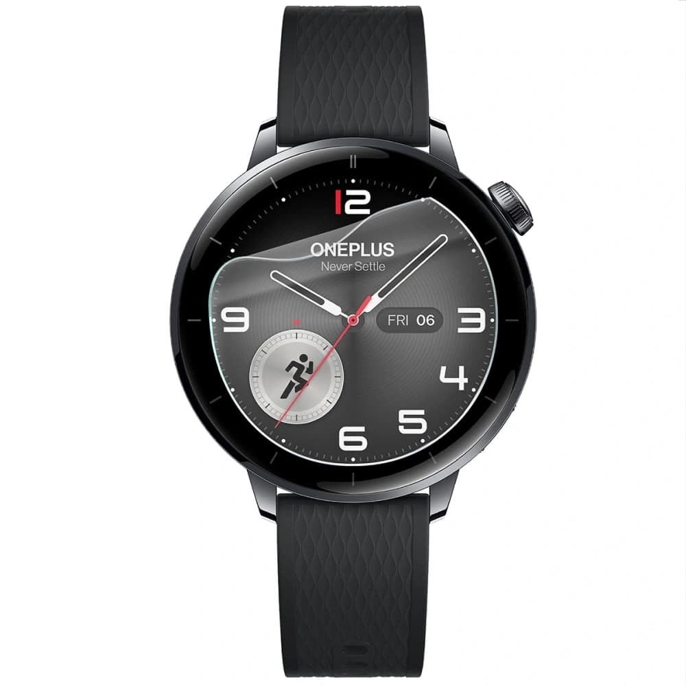 Bizon Glas Uhr Hydrogel Duo OnePlus Uhr 3 43mm [2 PACK] - 4