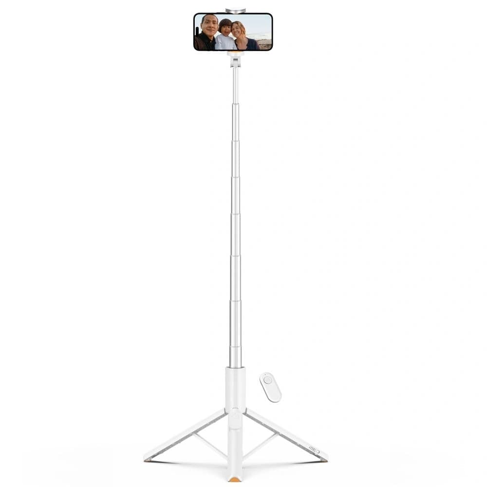 Tech-Protect L09S Bluetooth Selfie Stick Tripod White - 2