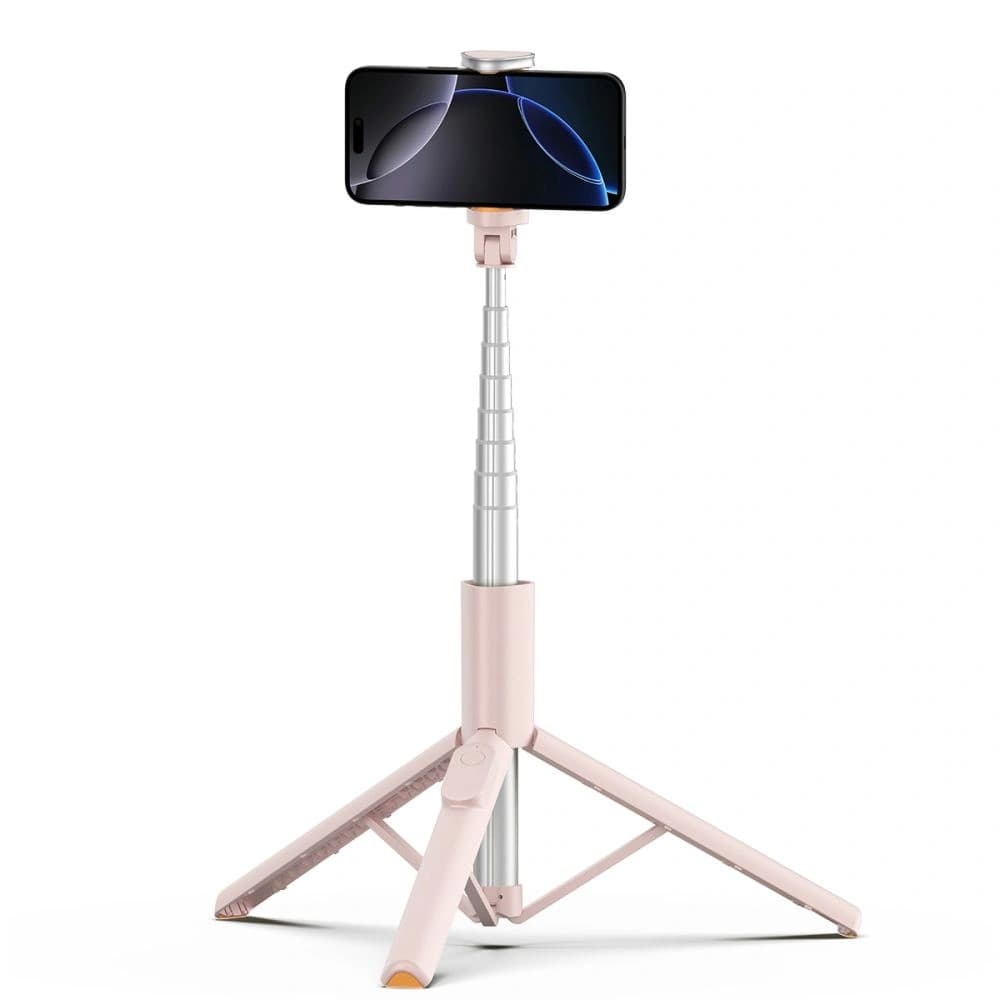 Tech-Protect L09S Bluetooth Selfie Stick Tripod Pink - 5