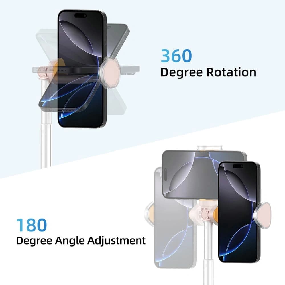 Tech-Protect L09S Bluetooth Selfie Stick Tripod Pink - 6