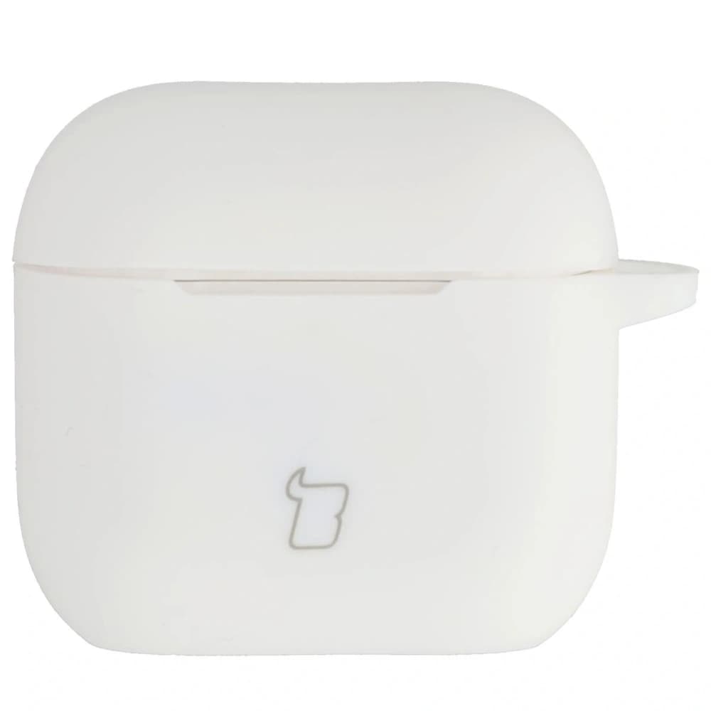 Bizon Case Kopfhörer Silikon Apple AirPods 4 weiß - 2