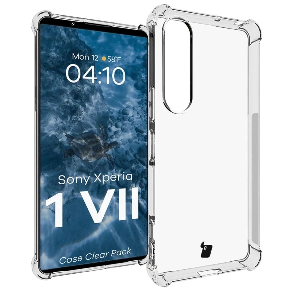 Bizon Case Clear Pack case + 2x tempered glass + lens protection Sony Xperia 1 VII - 3