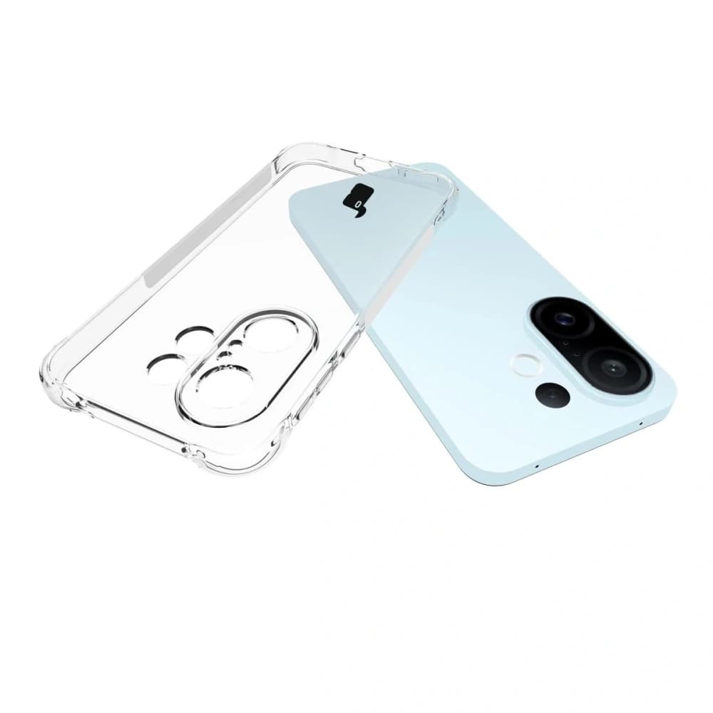 Bizon Case Clear Pack Hülle + 2x Displayschutzfolie Vivo X200 FE - 5