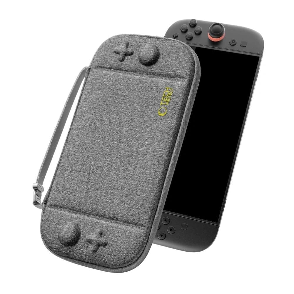 Tech-Protect Slim Pouch Nintendo Switch 2 Dunkelgrau - 2