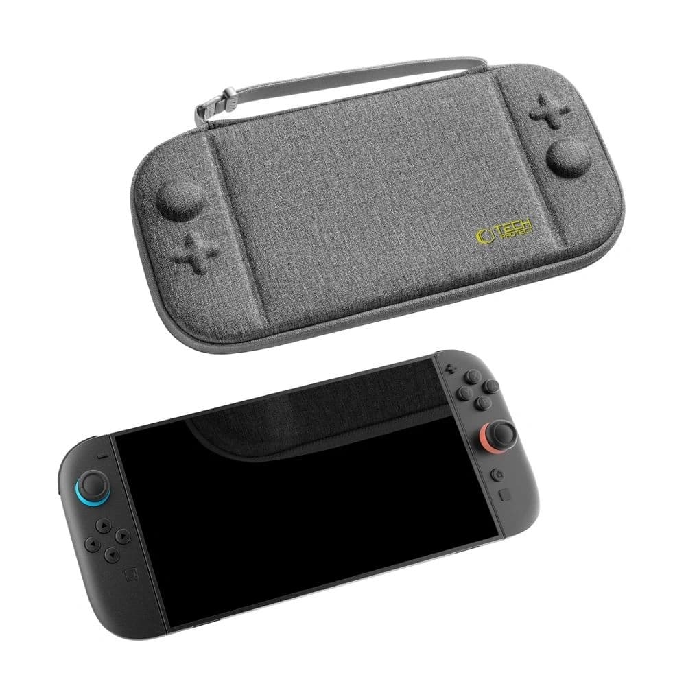 Tech-Protect Slim Pouch Nintendo Switch 2 Dunkelgrau - 5
