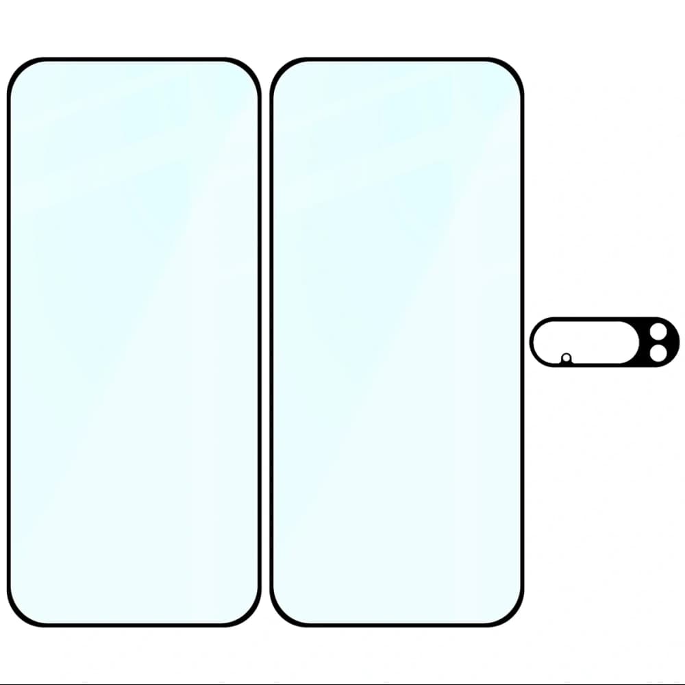 BIZON Edge Pack 2x Bildschirmglas + Kameraglas Google Pixel 10 Pro - 6