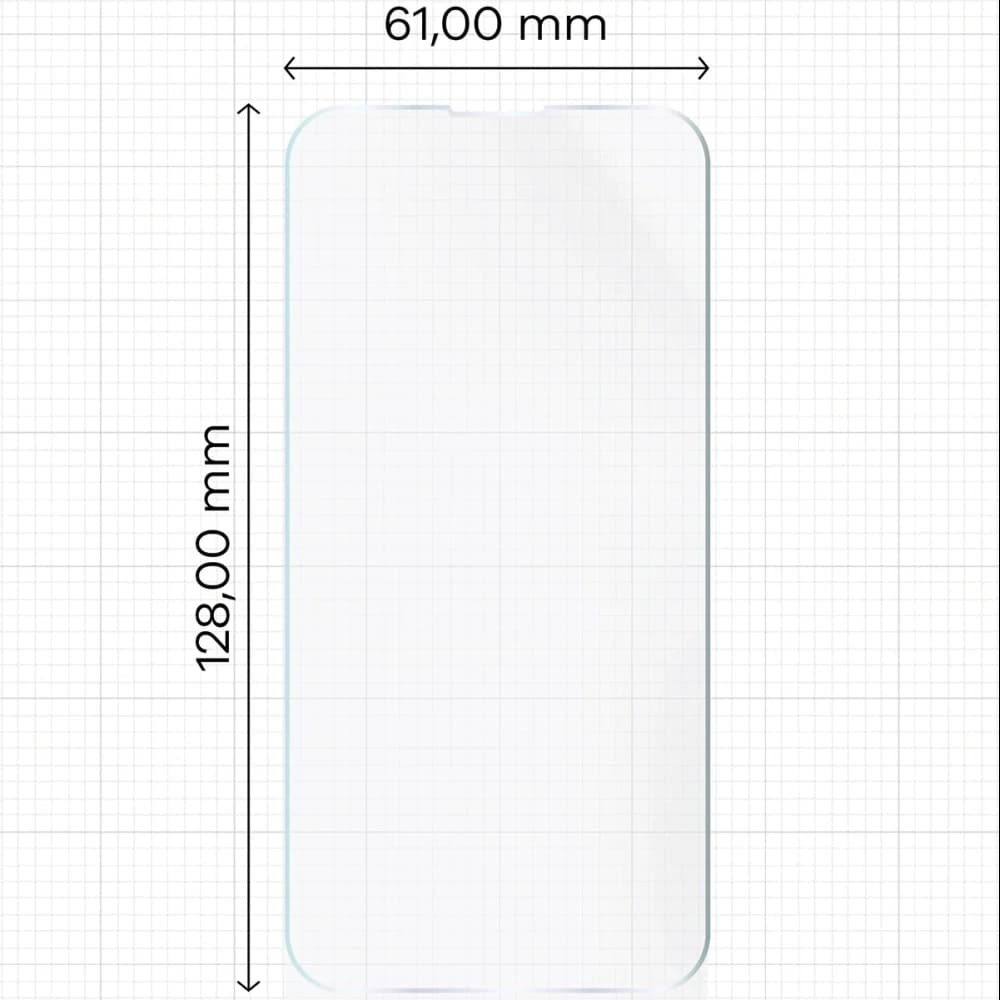 Bizon Glass Hydrogel Front für Apple iPhone 13 Mini - 2