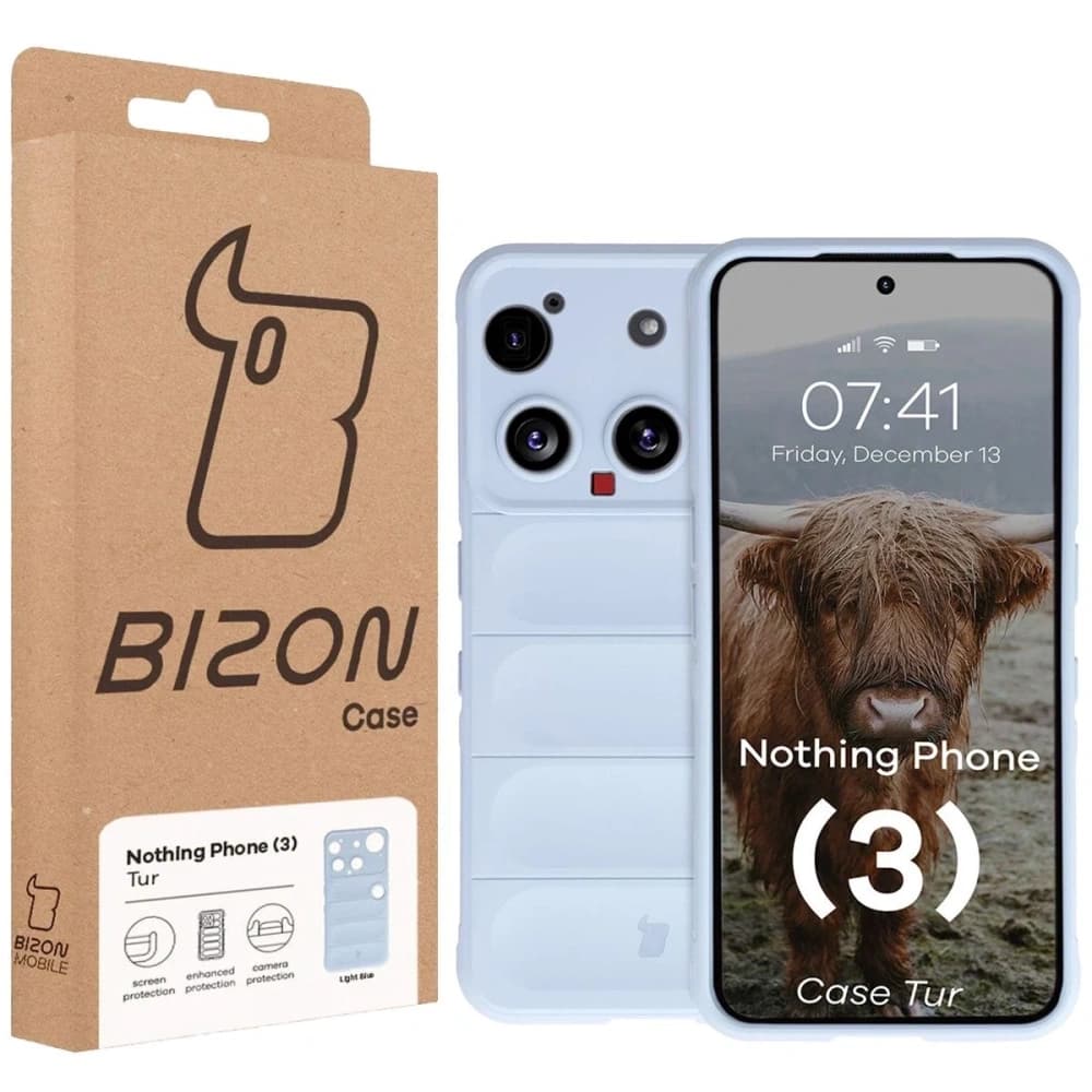 Bizon Case Tur Nothing Phone (3) light blue - 8