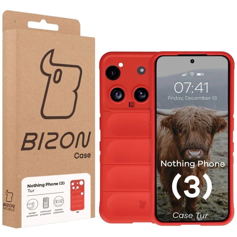 Bizon Case Tur Nothing Phone (3) red - 8