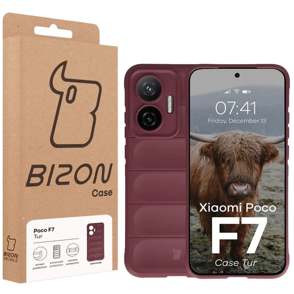 Bizon Case Tur Xiaomi POCO F7 burgundy - 8