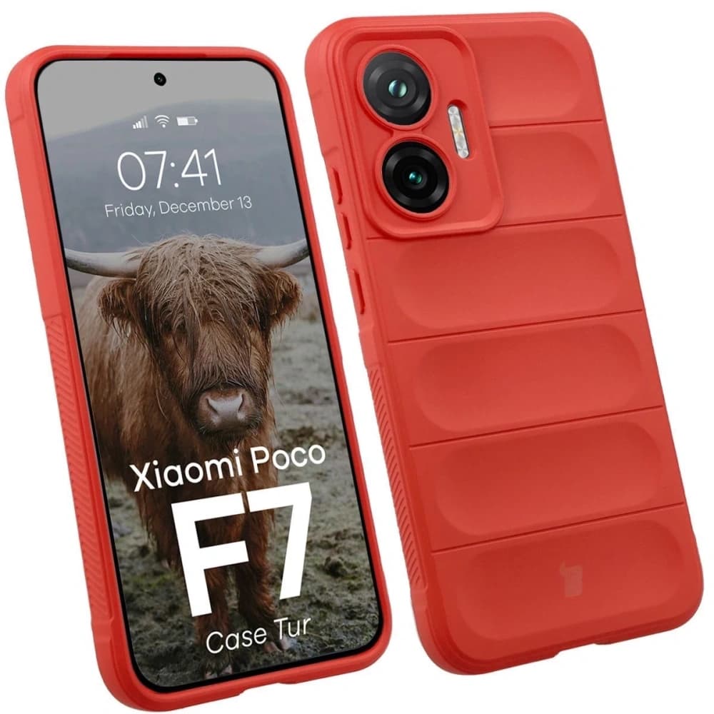 Bizon Case Tur Xiaomi POCO F7 red - 1