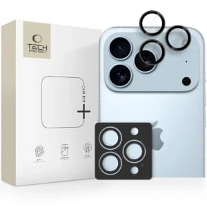 Tech-Protect Camring Fit+ Apple iPhone 14 Pro / 14 Pro Max / 15 Pro / 15 Pro Max / 16 Pro / 16 Pro Max / 17 Pro / 17 Pro Max Schwarz