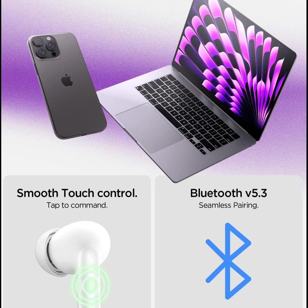 Spigen SA2400 ANC In-ear Earphone Black - 7