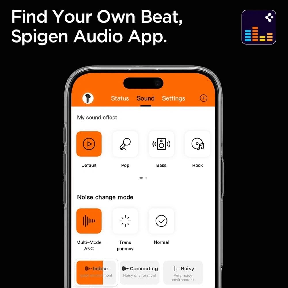 Spigen SA2402 ANC Pro In-ear Kopfhörer Schwarz - 6