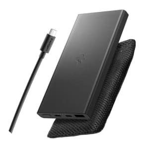 Spigen Essentail EA2210 Power Bank 10000mAh 22.5W Schwarz