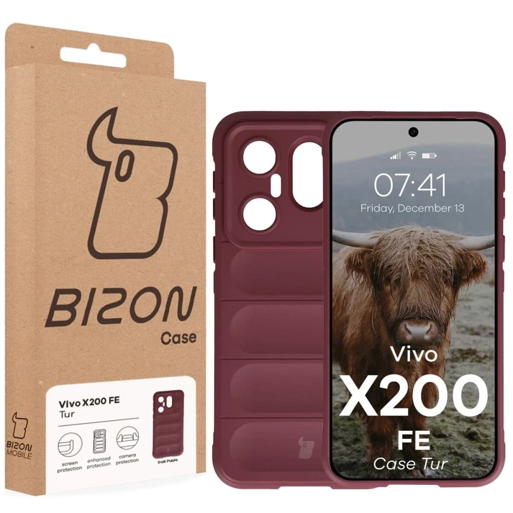 Bizon Case Tur Vivo X200 FE bordeaux - 8