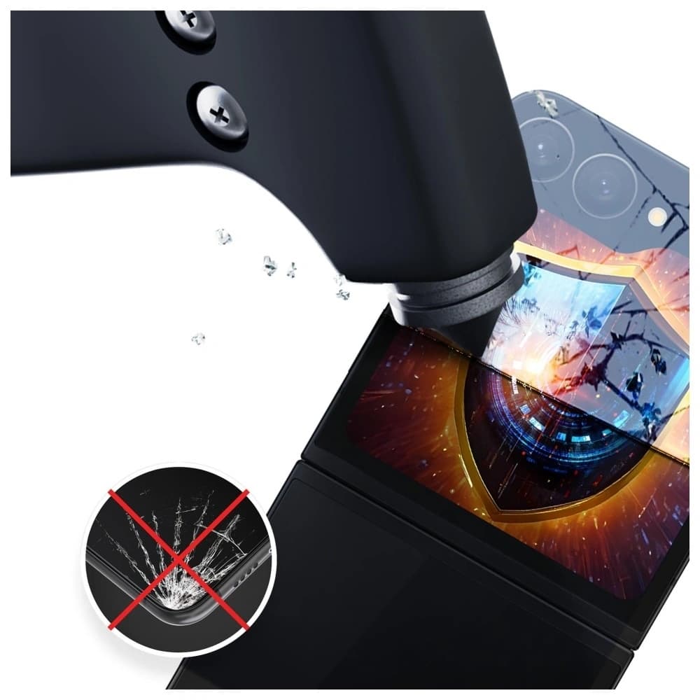 3MK Silky Matt Privacy Samsung Galaxy Z Flip6 / Flip7 FE - 4