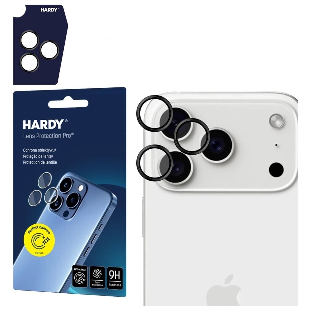 3MK HARDY Linsen Schutz Pro Apple iPhone 17 Pro / 17 Pro Max schwarz - 1