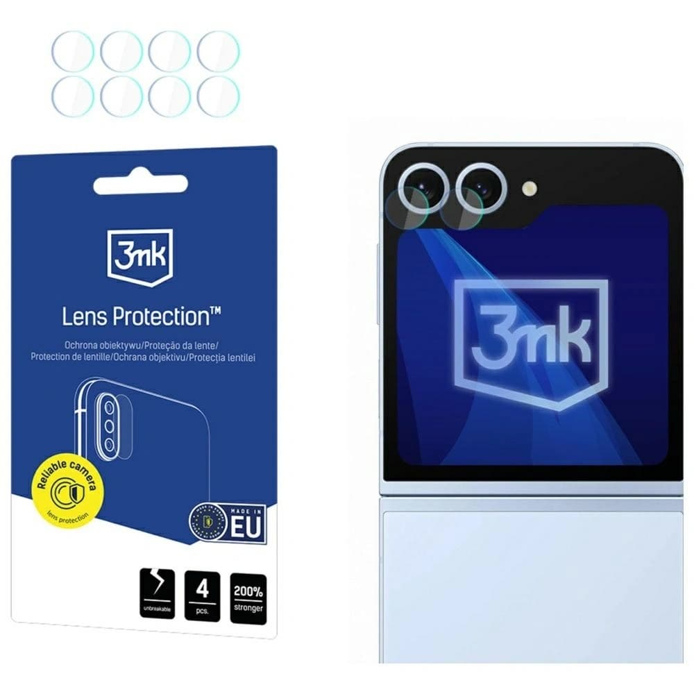 3MK Lens Protection Samsung Galaxy Z Flip6 [4 PACK] - 1