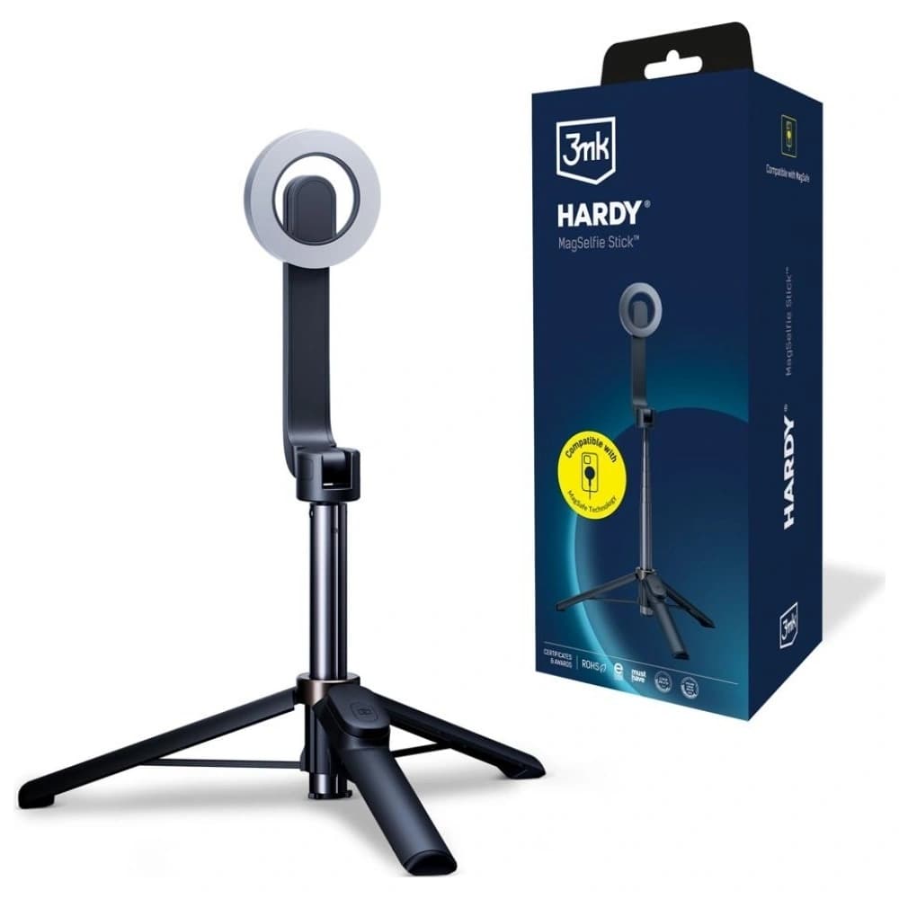 3MK HARDY MagSelfie selfie stick black - 1