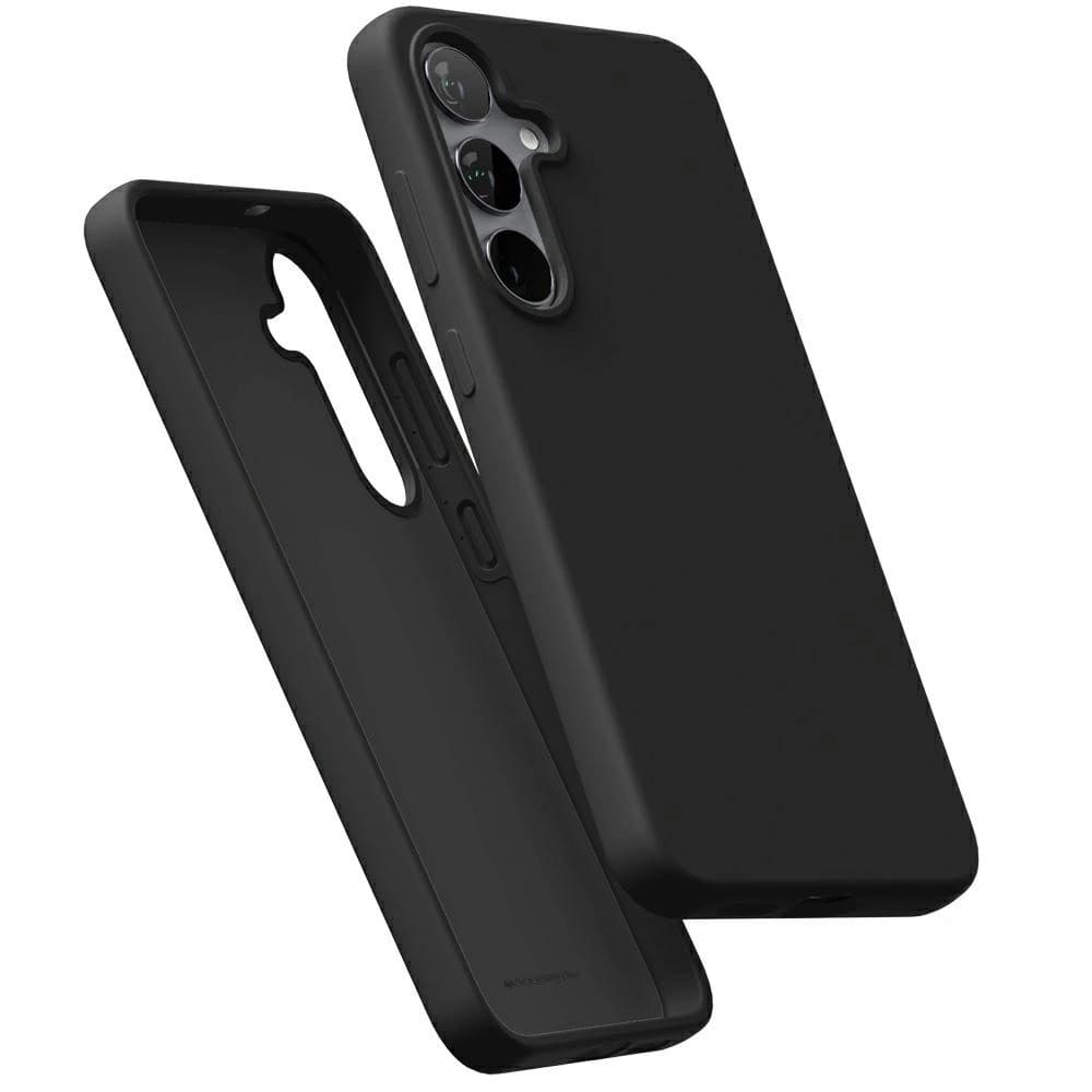 Mercury Pure MagSafe Silikon Samsung Galaxy S25 schwarz - 1