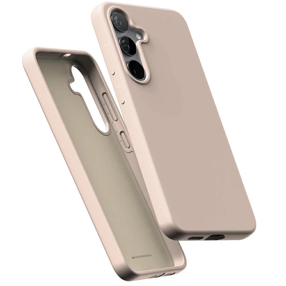 Mercury Pure MagSafe Silikon Samsung Galaxy S25 Sand - 1