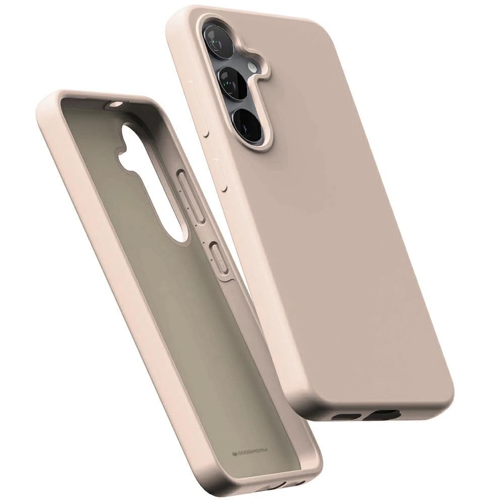 Mercury Pure MagSafe Silicone Samsung Galaxy S25+ Plus sand - 1