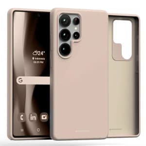 Mercury Pure MagSafe Silikon Samsung Galaxy S25 Ultra Sand