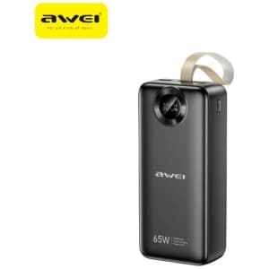 AWEI PA-34 30000mAh 65W Powerbank Fast charging black