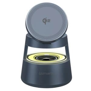 4smarts Aura Sound Lade station Qi2 grau