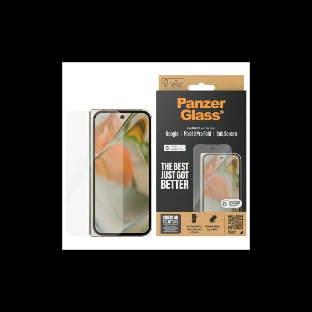 PanzerGlass Screen Protector Ultra-Wide Fit Google Pixel 9 Pro Fold - 1