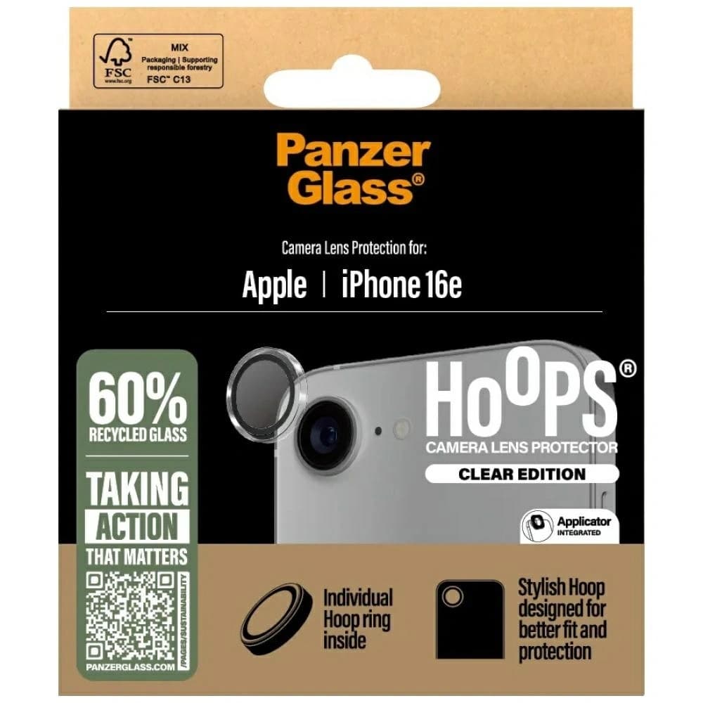 PanzerGlass Hoops Lens Protector Apple iPhone 17e / 16e clear - 4