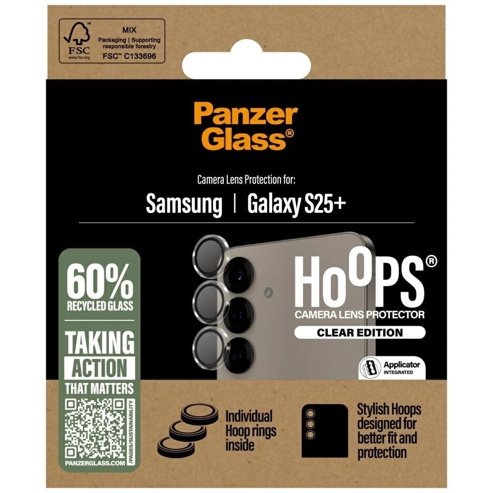 PanzerGlass Hoops Lens Protector Samsung Galaxy S25+ Plus clear - 4
