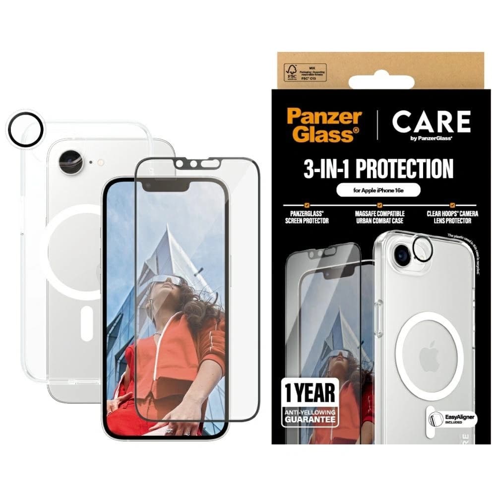 CARE von PanzerGlass Flagship Apple iPhone 17e / 16e - 1