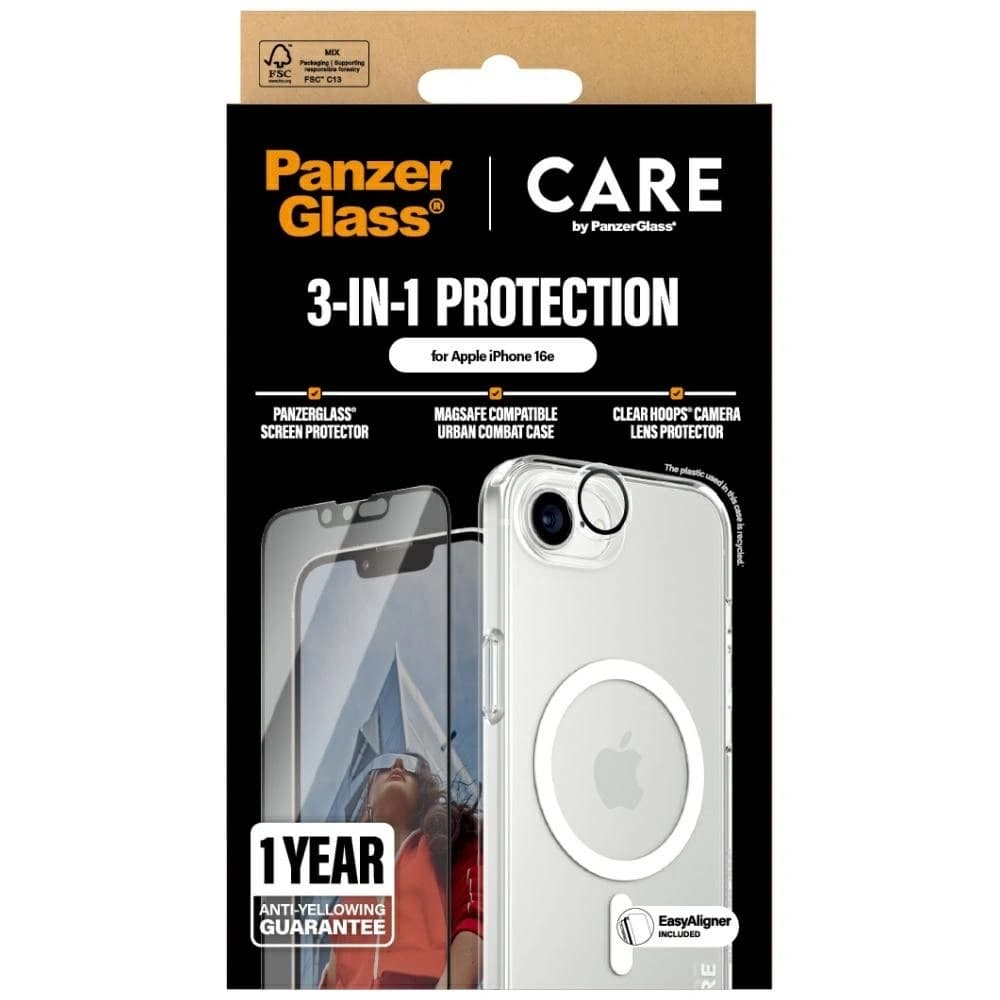 CARE von PanzerGlass Flagship Apple iPhone 17e / 16e - 5