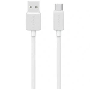 USAMS KY Serie US-SJ693 3A USB-A / USB-C Kabel 2m weiß