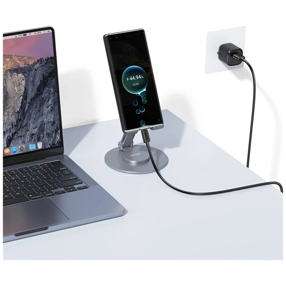 USAMS KY Series US-SJ693 3A USB-A / USB-C cable 2m white - 6