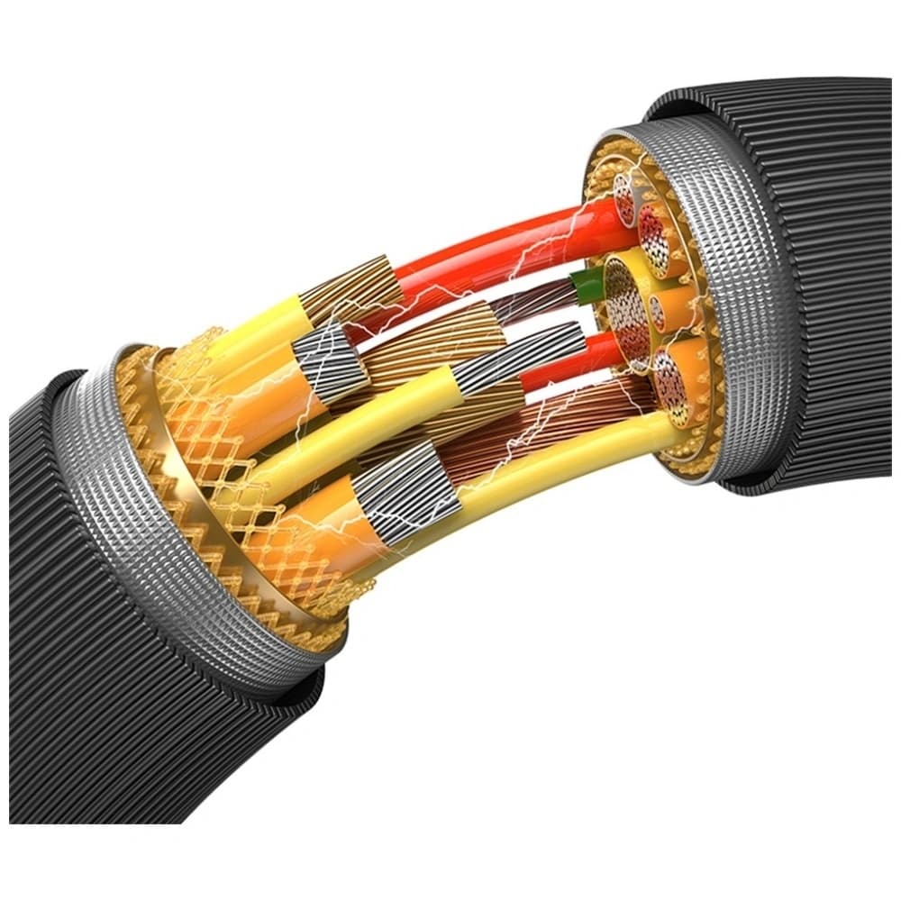 USAMS KY Series US-SJ693 3A USB-A / USB-C cable 2m white - 7