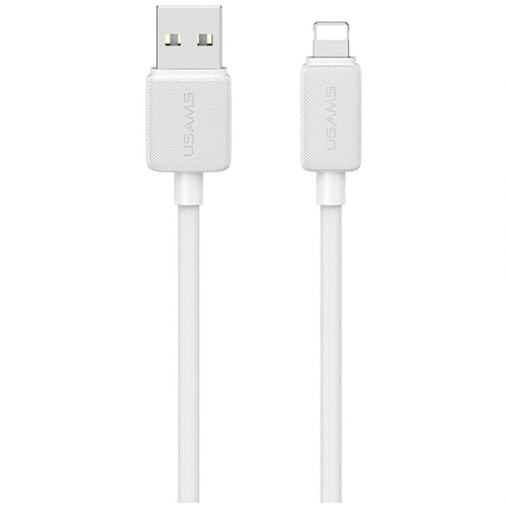 USAMS KY Series US-SJ694 USB-A / Lightning cable 2.4A 2m white - 1