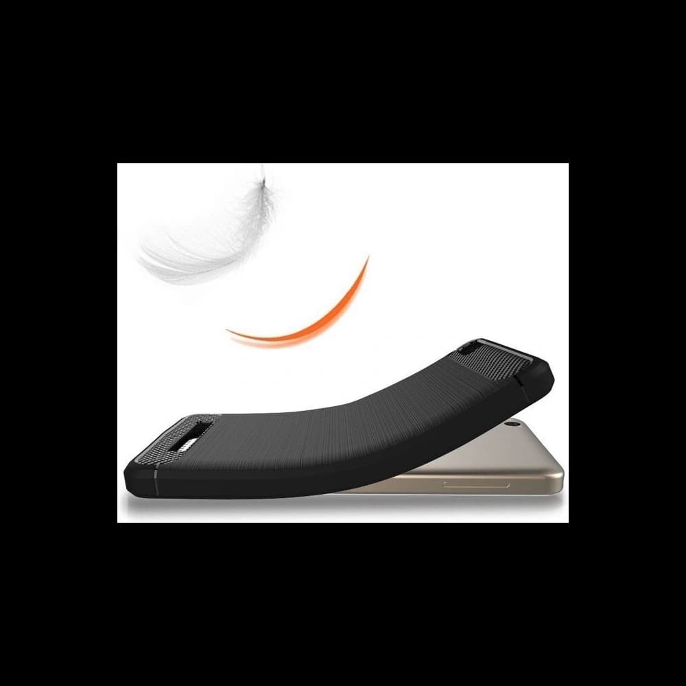 Case HS Case SOLID TPU Xiaomi Redmi 4A Schwarz - 5