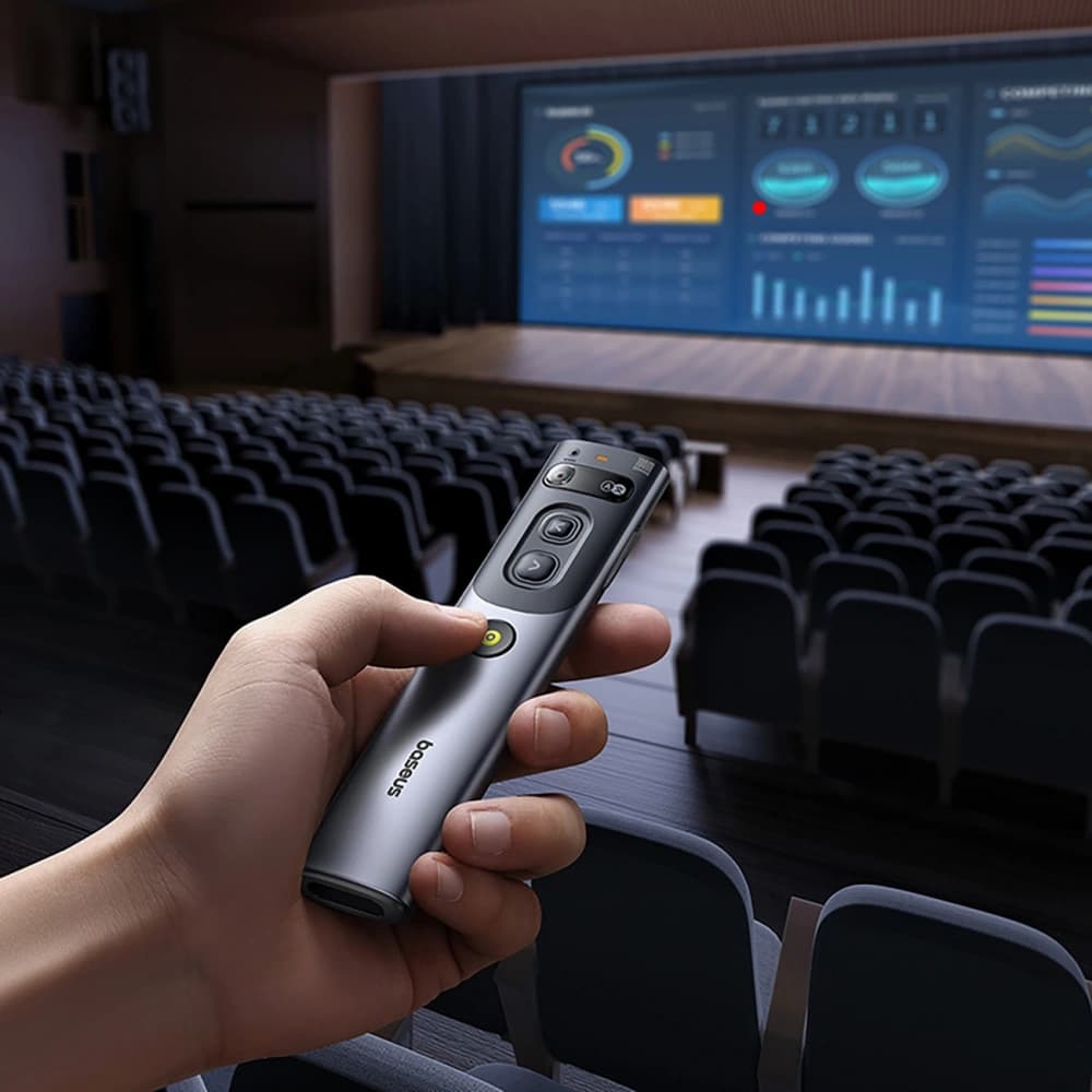 Baseus Orange Dot Laserpointer mit KI und automatischer Übersetzung grau (mit Akku) - 9